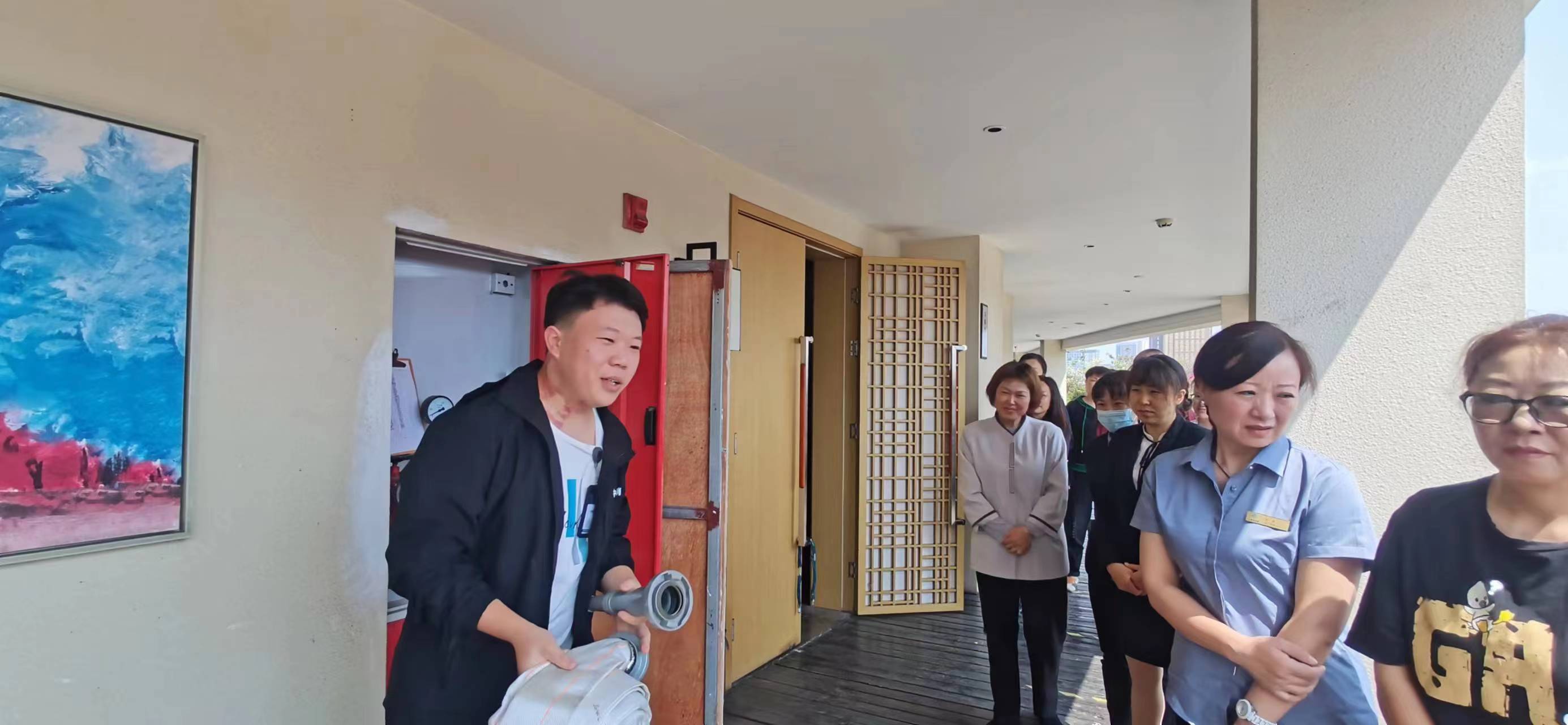 對業主（zhǔ）單（dān）位消防演練